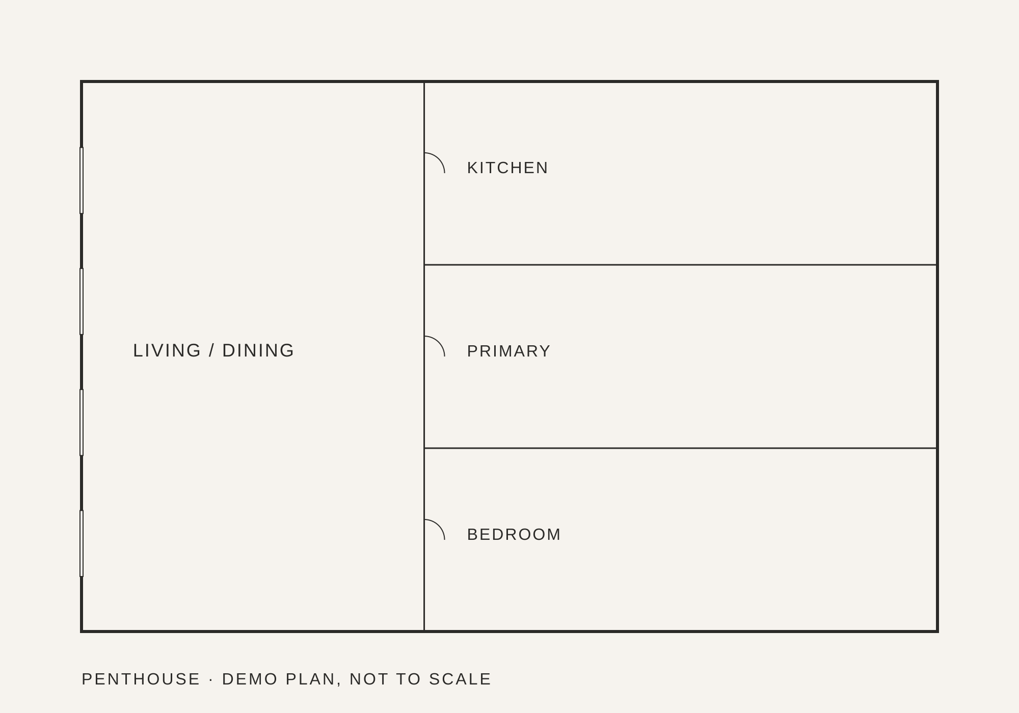 Marin House, Penthouse floor plan