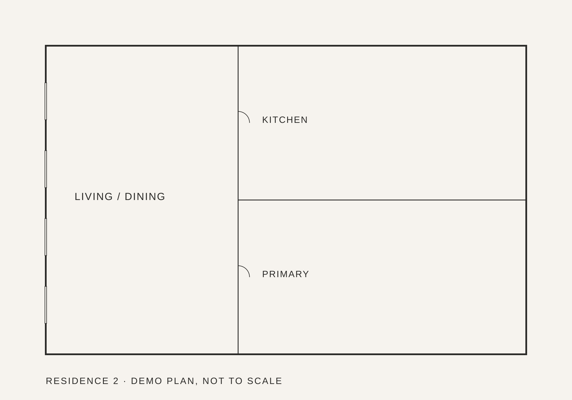 Willow & Thirteenth, Residence 2 floor plan